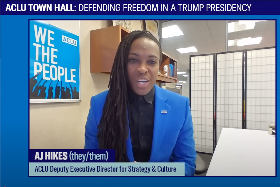 ACLU Town Hall: Defending Freedom in a Trump Presidency video image.