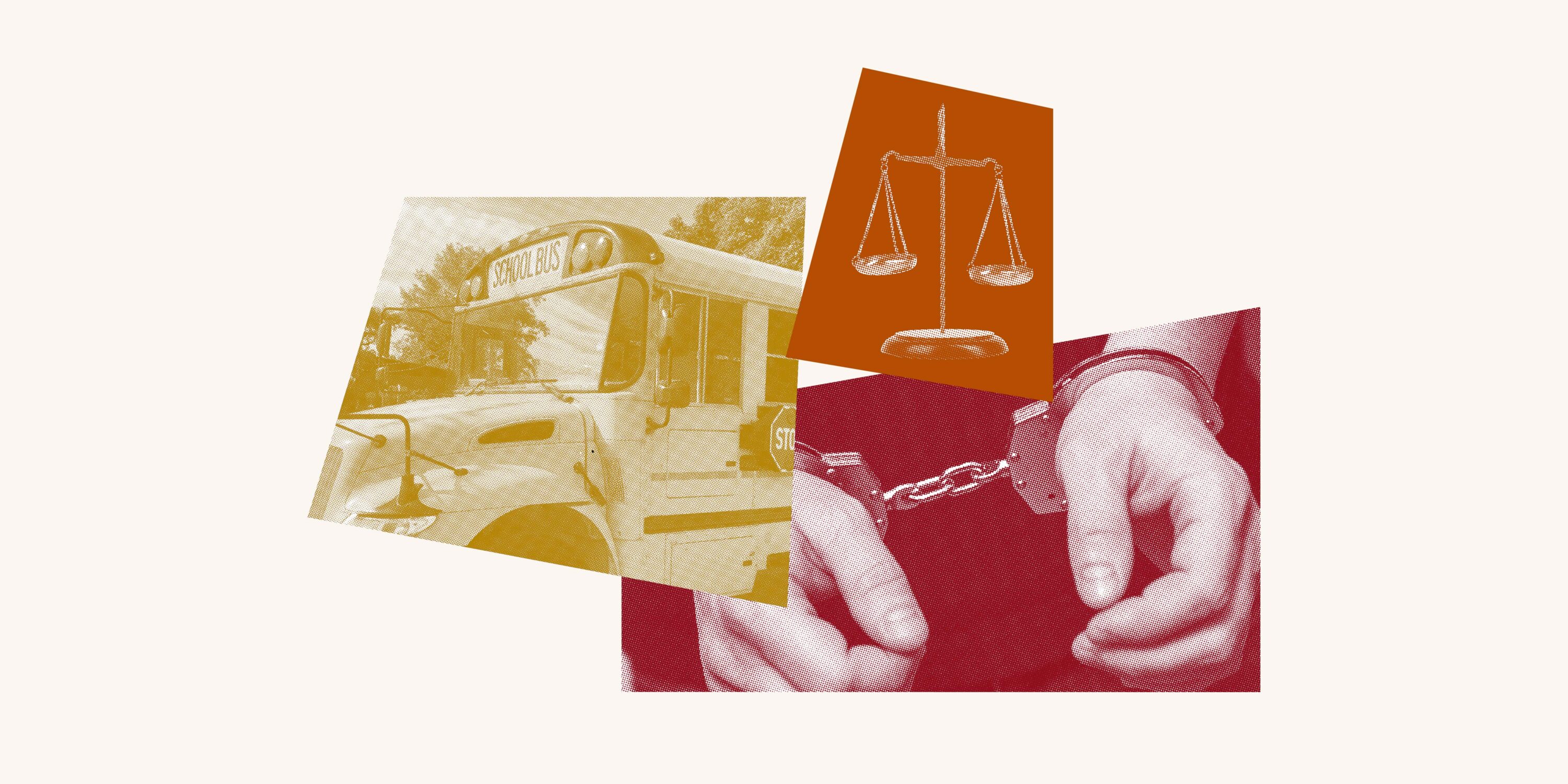 Collage of images related to Juvenile Justice