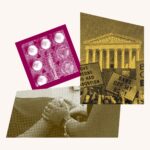 Collage of images related to Reproductive Rights